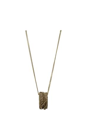 Maison Margiela Collares mm6 Mujer Bronce Oro