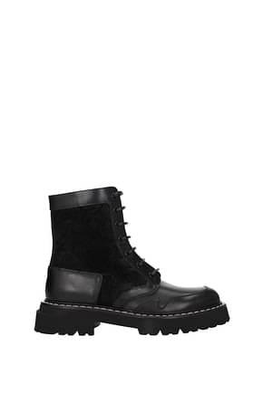 Salvatore Ferragamo Ankle Boot iuri Men Leather Black
