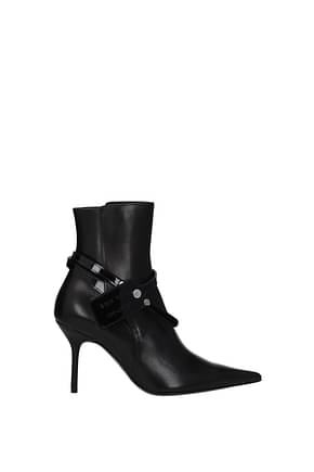 Off-White Ankle boots Women Leather Black Black