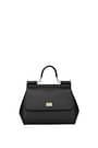 Dolce&Gabbana Handbags sicily large Women Leather Black