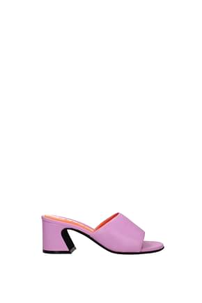 Marni Sandals Women Leather Pink Primrose