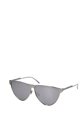 Bottega Veneta Sunglasses Women Metal Silver