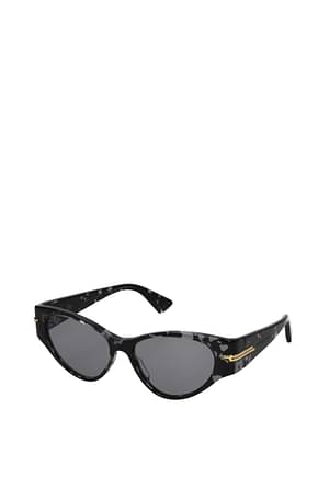 Bottega Veneta Sunglasses Women Acetate Black Transparent
