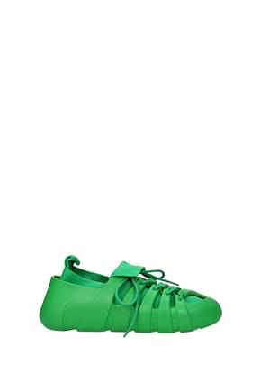 Bottega Veneta أحذية رياضية رجال قماش لون أخضر