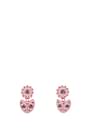 Bottega Veneta Earrings Women Silver Pink