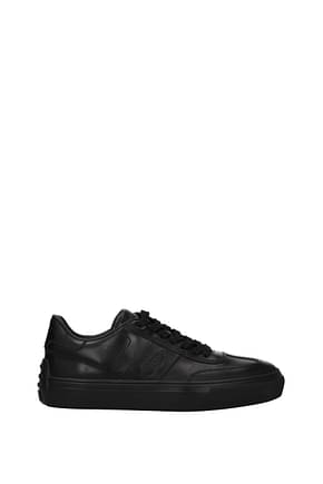 Tod's Sneakers Men Leather Black