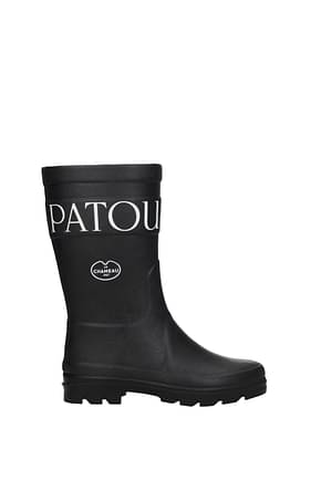 Patou Ankle boots Women Rubber Black