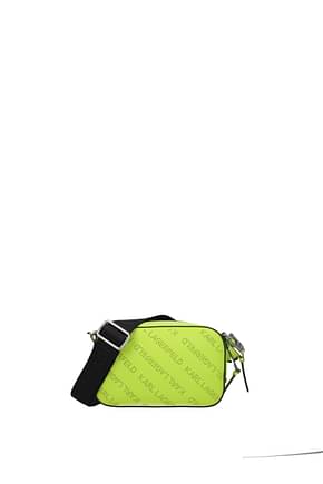 Karl Lagerfeld Borse a Tracolla Donna Pelle Verde Lime