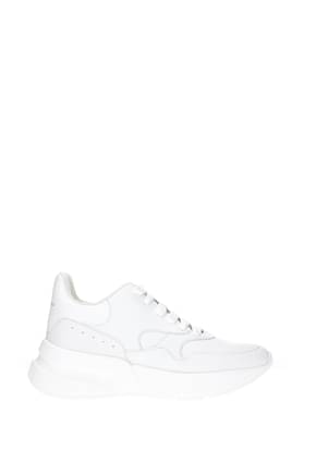 Alexander McQueen Sneakers Femme Cuir Blanc