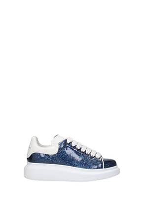 Alexander McQueen Sneakers oversize Donna Plastica Blu Blu Navy
