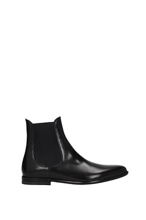 Dolce&Gabbana एडी तक पहुंचने वाला जूता पुरुषों चमड़ा काली