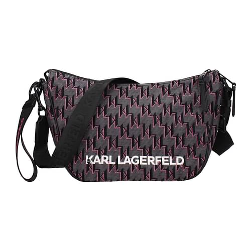 Karl Lagerfeld Crossbody Bag & Keychain Gift Set New