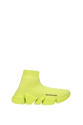 Balenciaga Sneakers Mujer Tejido Amarillo Chartreuse