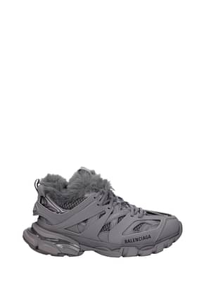 Balenciaga Sneakers track Men Fabric  Gray