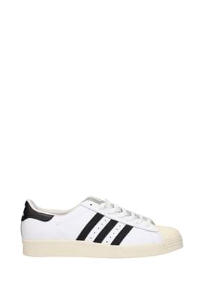 Adidas Sneakers superstar 80s Men Leather White Black