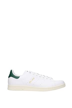 Adidas Sneakers stan smith Homme Faux Cuir Blanc Vert
