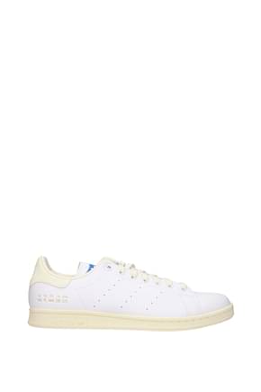 Adidas Sneakers stan smith Homme Faux Cuir Blanc Silky Beige