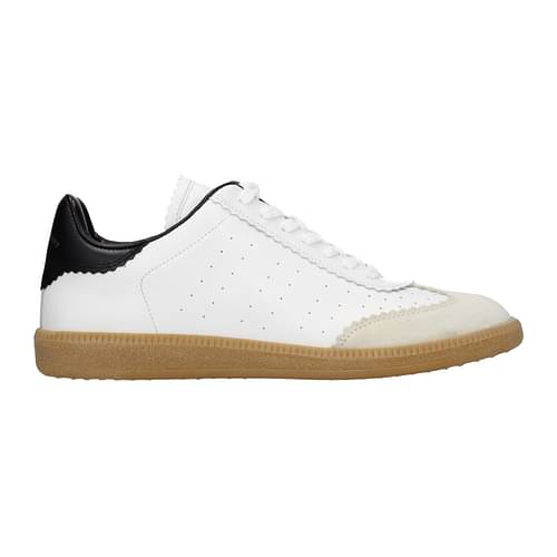 Marant Sneakers BK004700M001N20WH Leather White Black