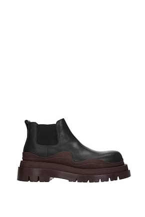Bottega Veneta Ankle Boot Men Leather Black Ebony