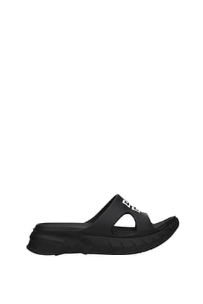 Givenchy Slippers and clogs marshmallow Men Rubber Black