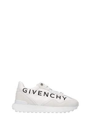 Givenchy Sneakers giv runner Uomo Camoscio Bianco Bianco Nuvola