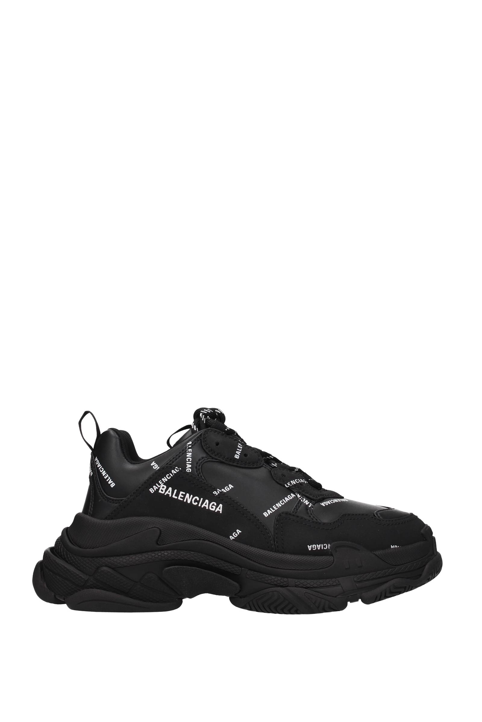 Balenciaga Sneakers triple s Men 536737W2FA11090 Leather Black