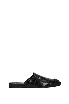 Balenciaga Slippers and clogs cosy new bb Men Leather Black
