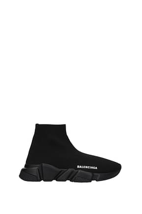 Balenciaga Sneakers speed Women Fabric  Black Black