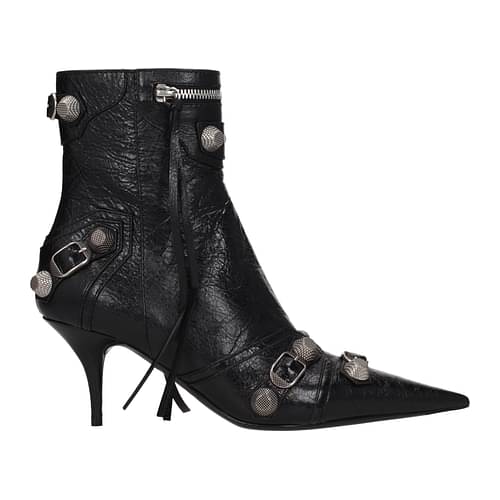 Balenciaga Ankle boots cagole Women 694390WAD4E1081 Leather Black