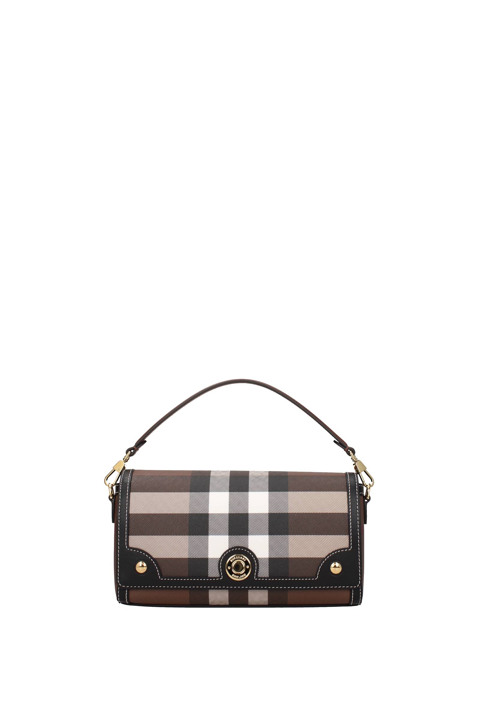 Crossbody cloth handbag Burberry Brown in Cloth - 37501120