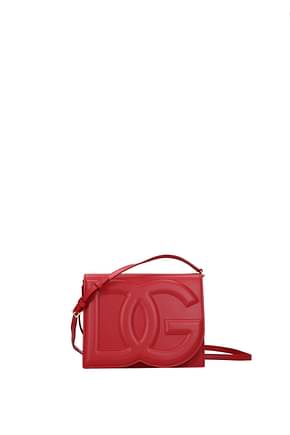 Dolce&Gabbana Pochette Donna Pelle Rosso Rosso Scuro