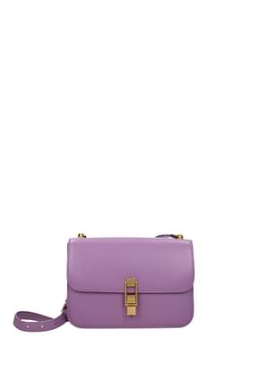 Saint Laurent Crossbody Bag le carre Women Leather Violet Lilac