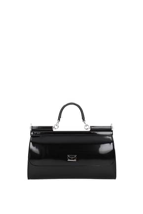 Dolce&Gabbana Handbags kim sicily  Women Leather Black