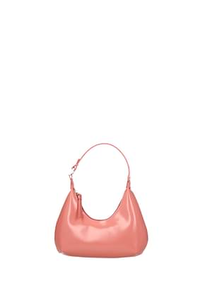 By Far Handbags baby amber Women Leather Pink Salmon