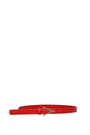 Bottega Veneta Thin belts Women Leather Red