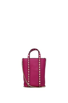 Valentino Garavani Handbags Women Leather Violet Lollypop