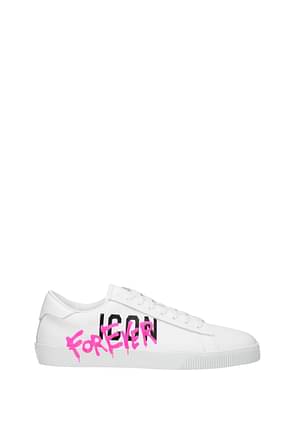 Dsquared2 Sneakers icon Women Leather White Black