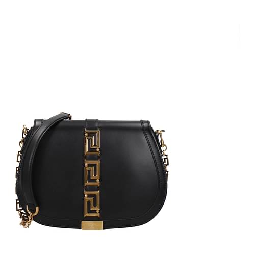 cutter extend As far as people are concerned Versace Crossbody Bag goddess Women 10068771A051341B00V Leather Black 1920€