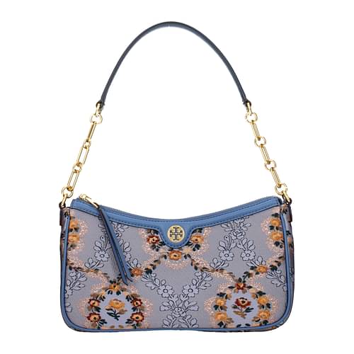Tory Burch Shoulder bags Women 86604480 Leather Blue Chambray 259,88€