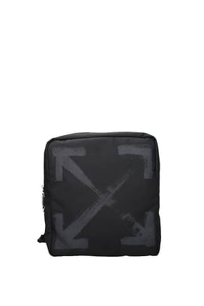 Off-White Backpack and bumbags Men Fabric  Black Dark Grey