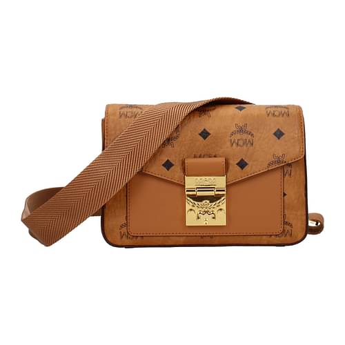 Millie leather crossbody bag MCM Brown in Leather - 37048239