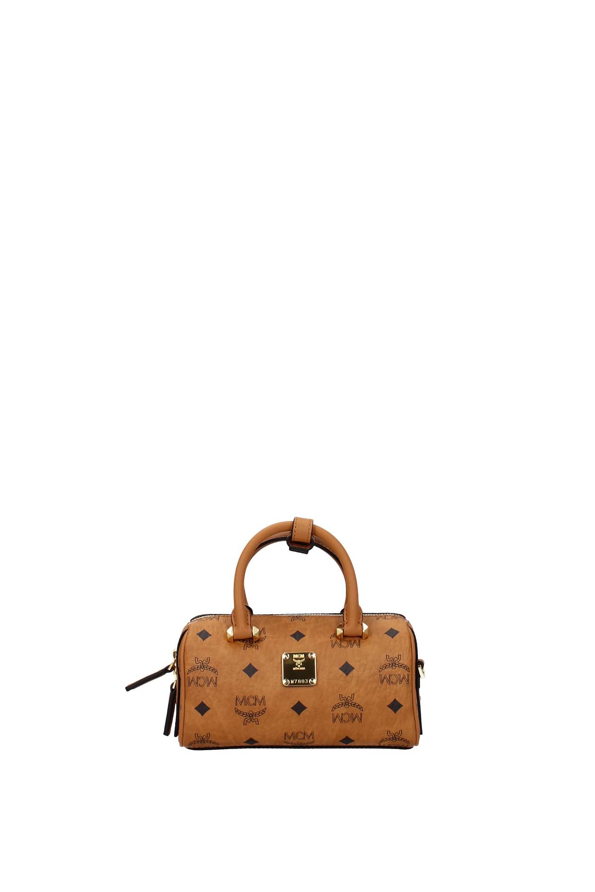 MCM Handbags boston Women MWBAASE03CO Leather Brown Cognac 600€
