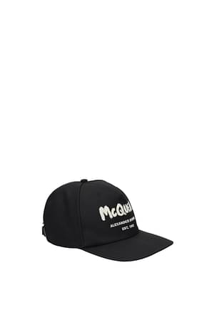 Alexander McQueen Hats Men Polyester Black