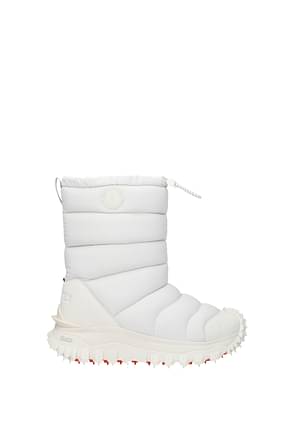 Moncler Ankle boots apres trail Women Fabric  White Off White
