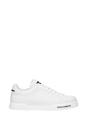 Dolce&Gabbana Sneakers Uomo Pelle Bianco