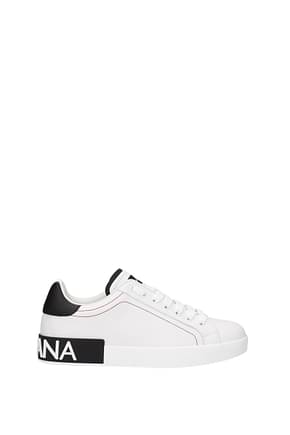 Dolce&Gabbana Sneakers Homme Cuir Blanc