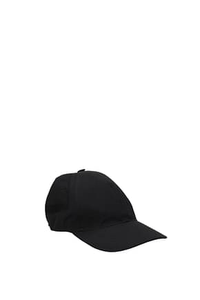 Moncler Hats Men Cotton Black
