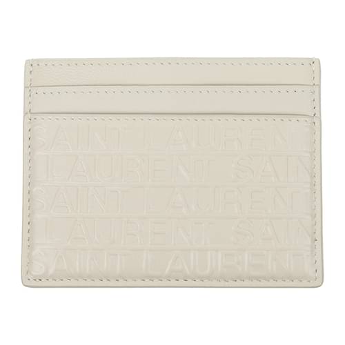 Saint Laurent Wallet in White for Men