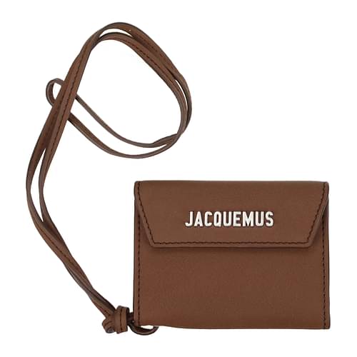Jacquemus Wallets le porte Men 216SL0033069850 Leather Brown 180€
