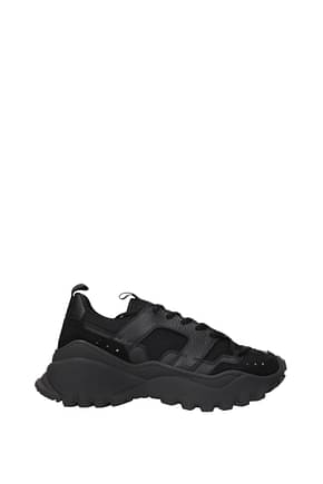 Ami Sneakers lucky Men Fabric  Black